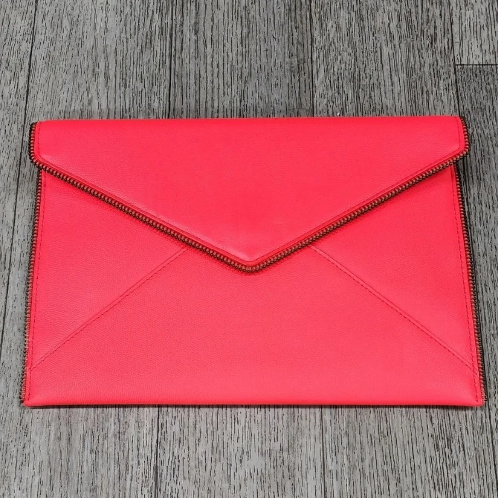Rebecca Minkoff Hot Pink Envelope Clutch
